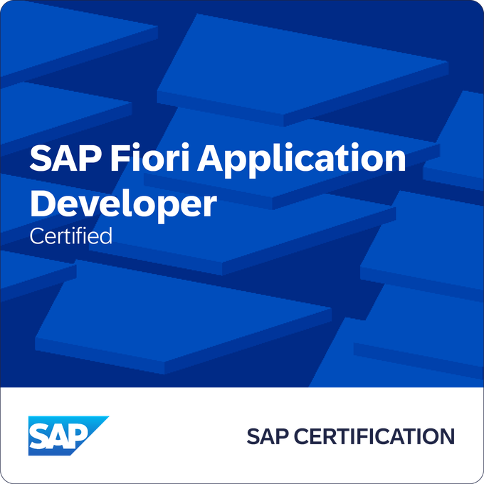 SAP Certified - SAP Fiori Application Developer